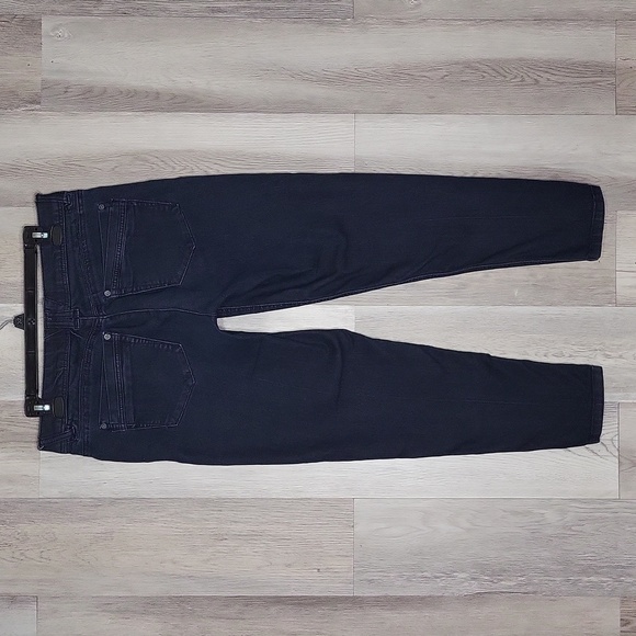 🛍Democracy Womens 8 Ab Technology Dark Wash Denim Jeans Cotton Tapered Leg - Picture 2 of 10